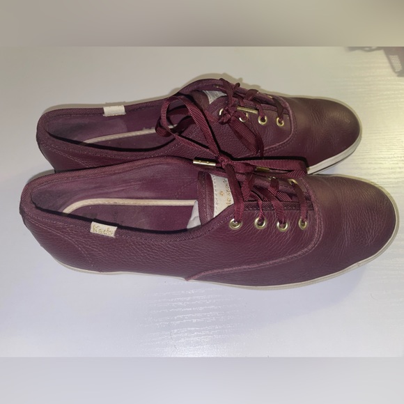 Kate Spade and Ked Collaboration. Burgundy. Size 8.5 in Women’s. - Picture 2 of 6